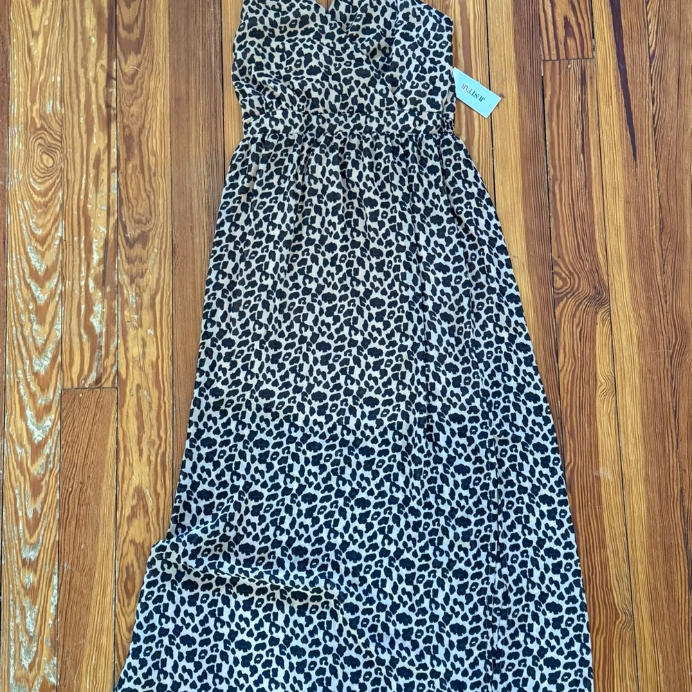 JustFab Leopard Print Dress